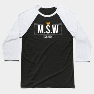 msw est 2024 Baseball T-Shirt